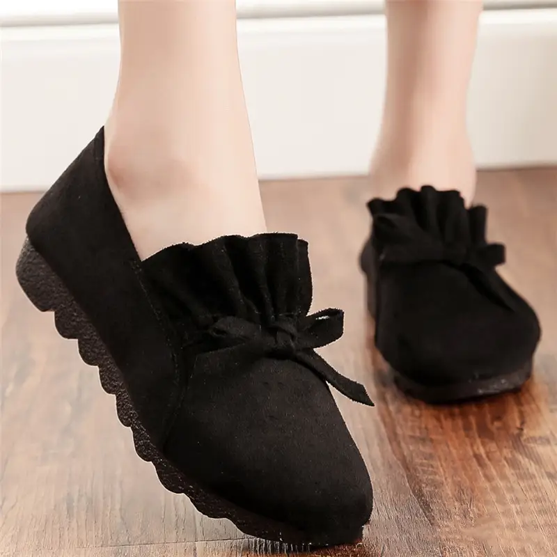 Single shoes mom shoes peas shoes