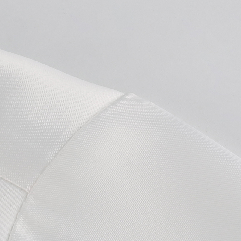 Satin-finish puff-sleeve turtleneck T-shirt top