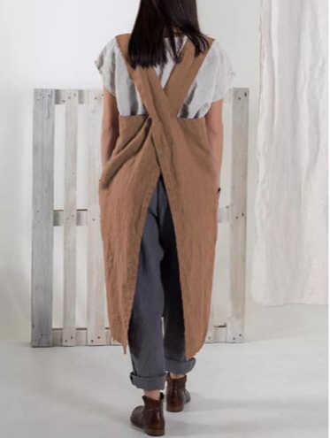 Women Dress Plus Size Autumn Winter Sleeveless Pockets Strap Dress