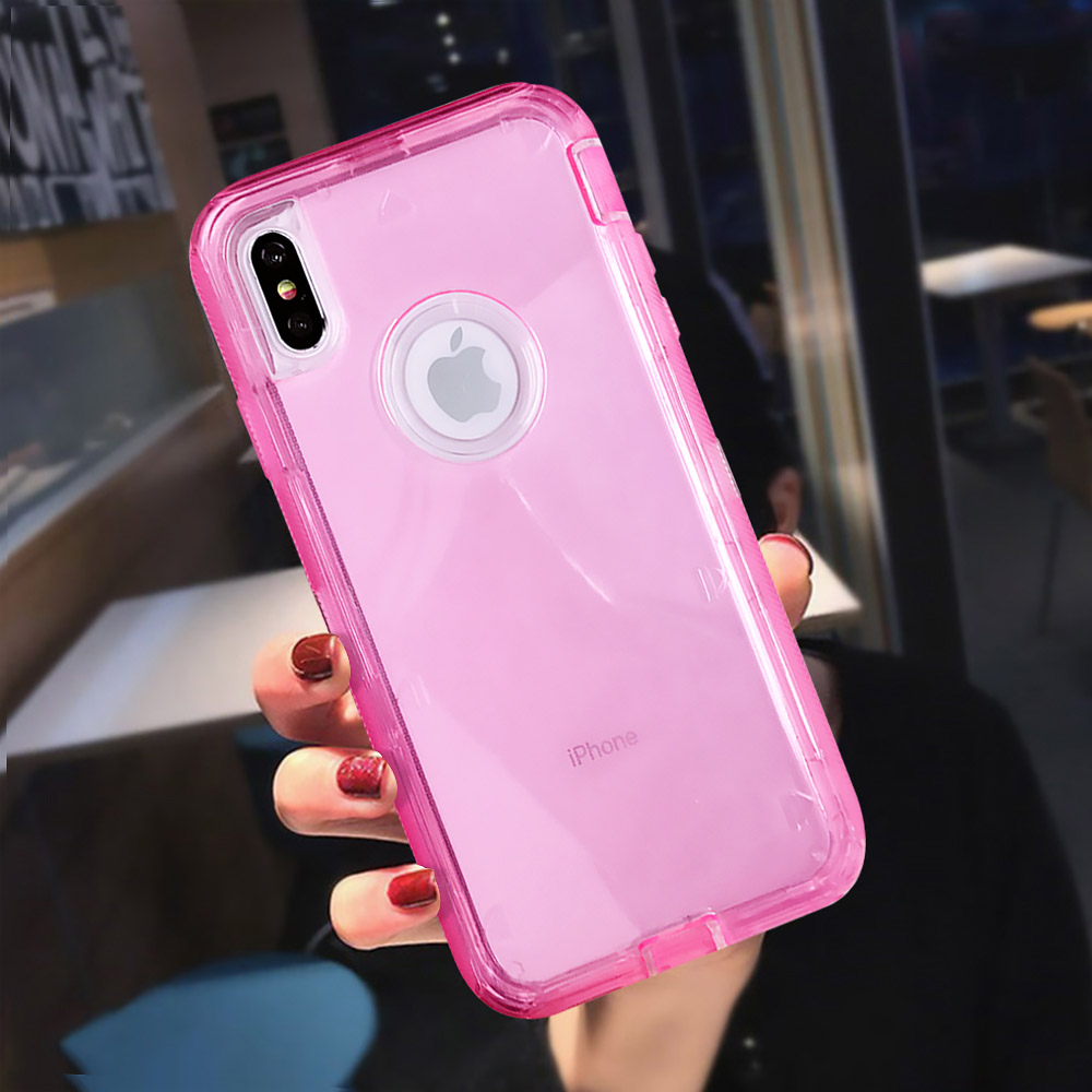 Colorful rugged mobile phone case