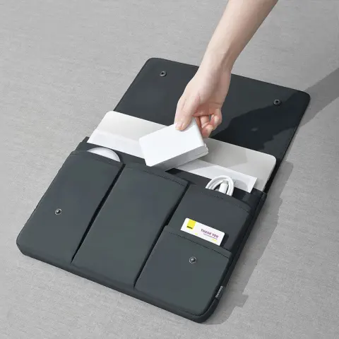 Black and White Laptop Bag Protective Cover