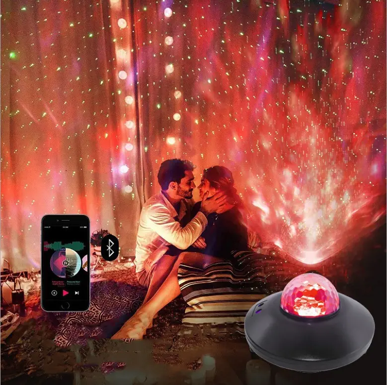 Bluetooth starry sky watermark light voice control