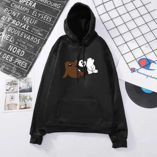 Loose couple sweater Black - Shop at LoveMi