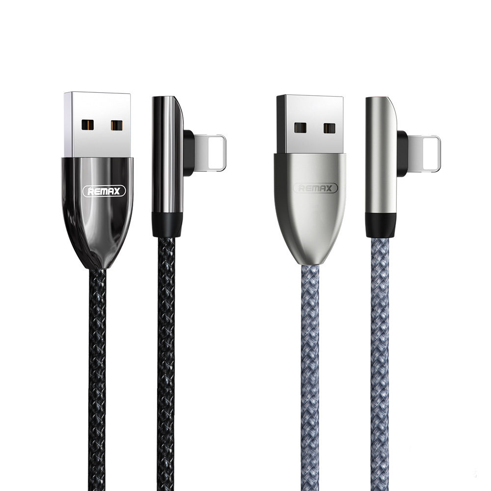 Braided elbow data cable