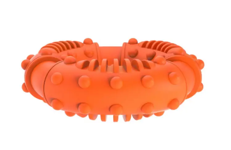 Rubber interactive ring