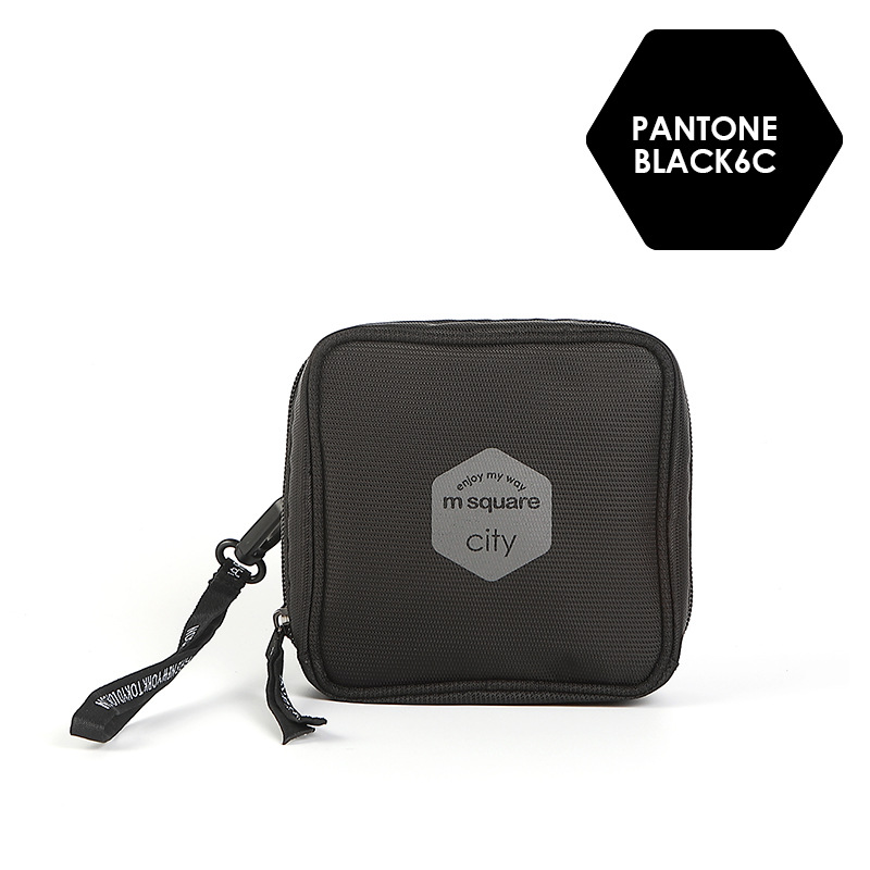 Handbag Female Small Bag Handbag Canvas Hand Carry Sanitary Napkin Key Cool Black - Shop at LoveMi