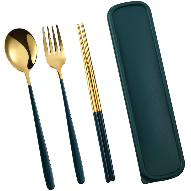 Stainless Steel Portable Tableware Korean Style