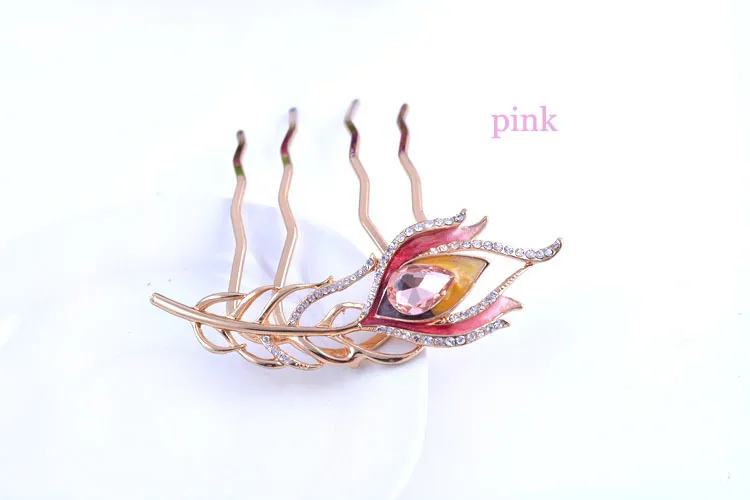 Hair accessories three-piece alloy hairpin - Pink
