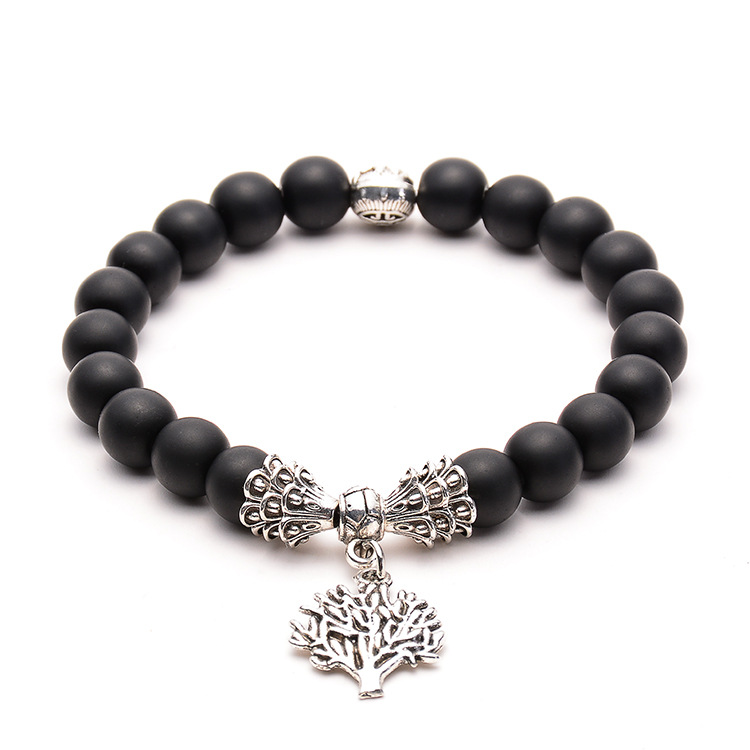 Natural lava volcanic stone bracelet