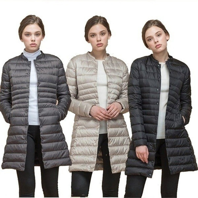 Ladies thin slim-fit padded jacket