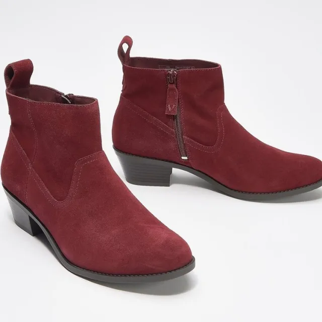 New British Style Martin Boots Thick Mid heel Red - Shop at LoveMi