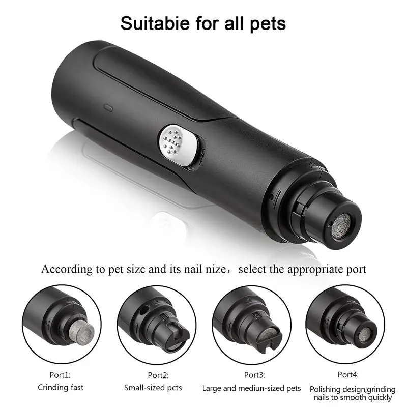 Rechargeable USB Pet Automatic Dog Nail Grinder