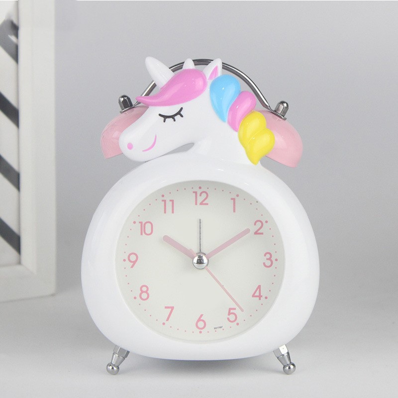 Cartoon Rainbow  Small Alarm Clock