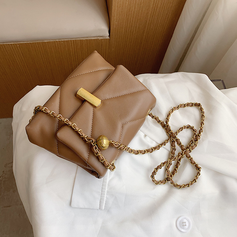 Shoulder bag messenger bag Khaki - Shop at LoveMi