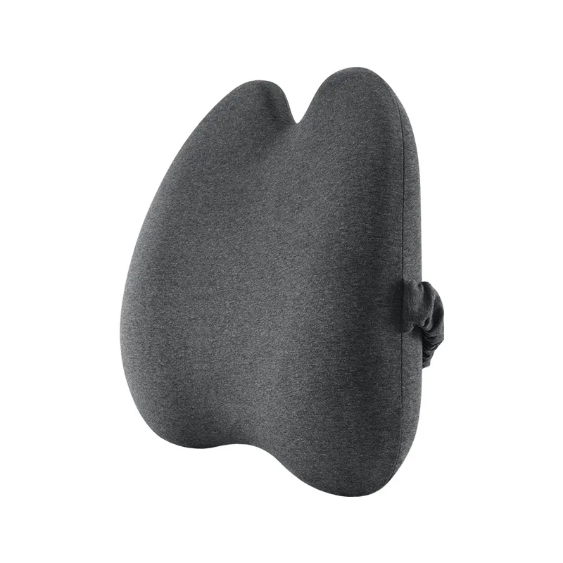 Office lumbar support waist memory foam - Dark Grey