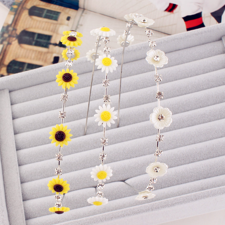 Korean sweet rhinestone headband