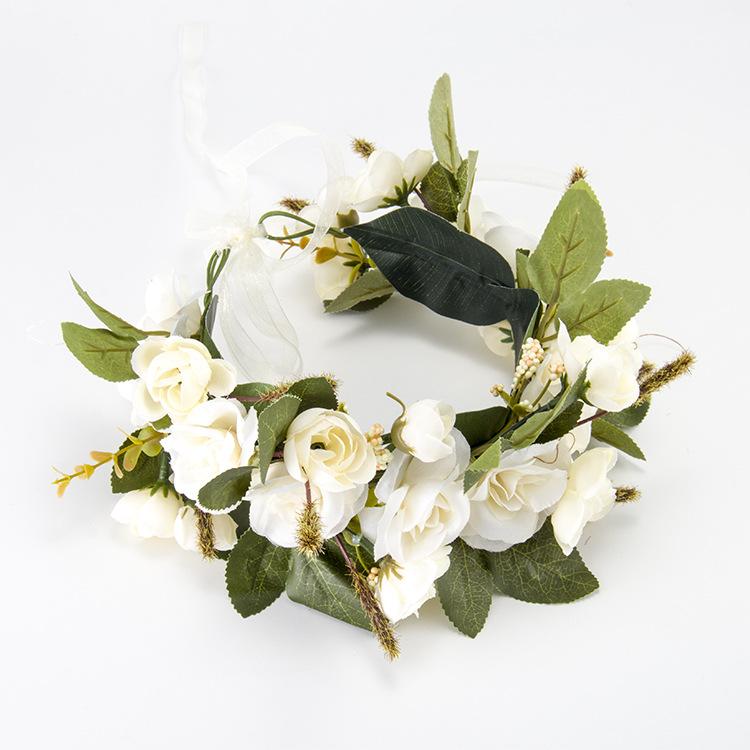 Wreath hair accessories All Beige - Shop at LoveMi