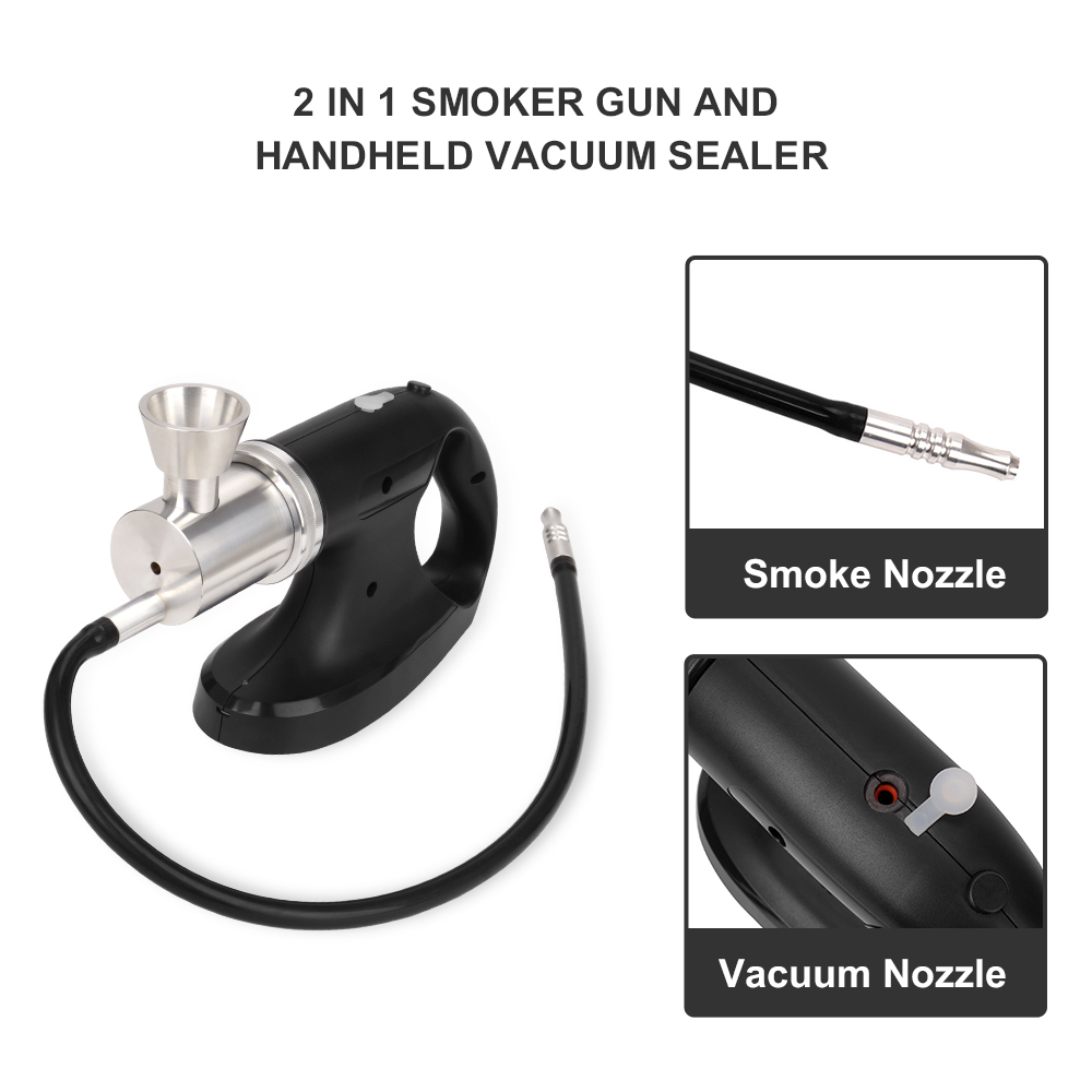 Hand Held Home Kitchen Wood Chips Pro bbq Commercial Smoke Gun