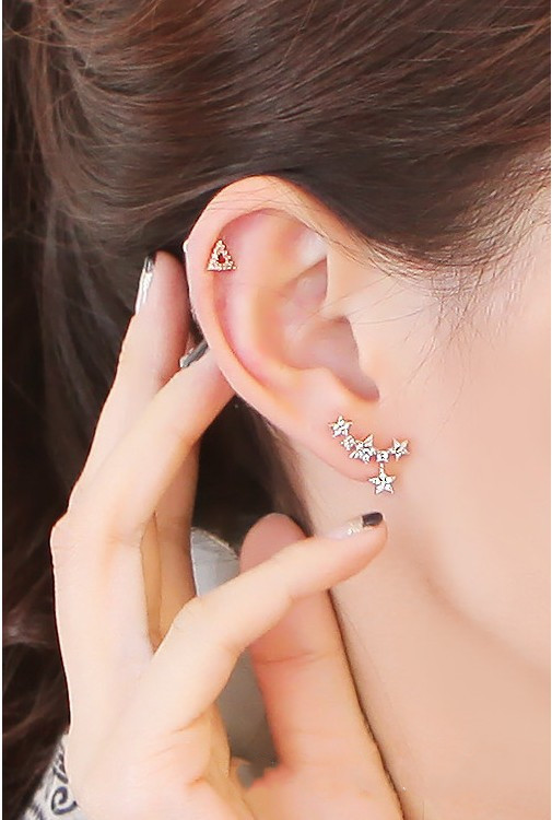 Full drill triangle stud