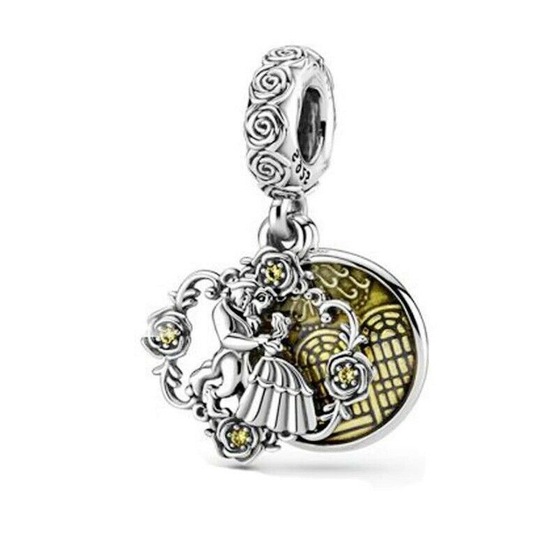 Free shipping christmas gift BINOCULARS Wild Stripes key DIY bead Fit original Charms silver 925 Bracelet for women P014