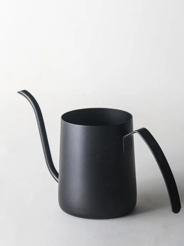 Hand coffee pot with long mouth and thin mouth