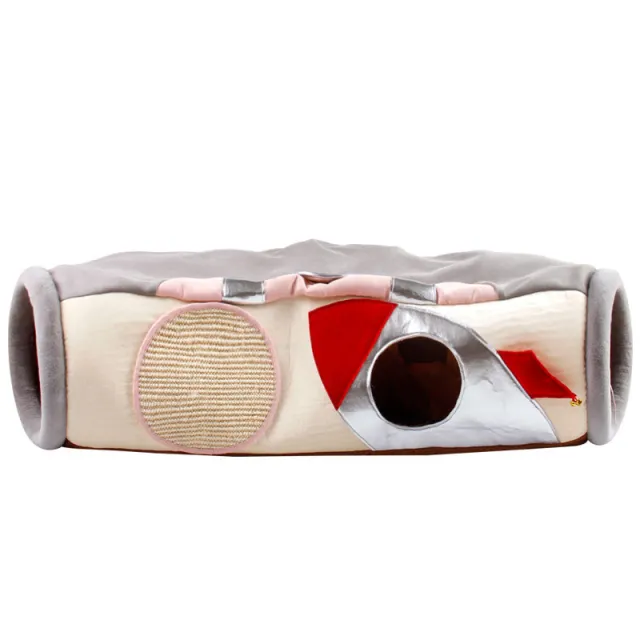 Cat Scratcher Folding Channel Semi Enclosed Cat Litter Ufo Tunnel - Shop at LoveMi