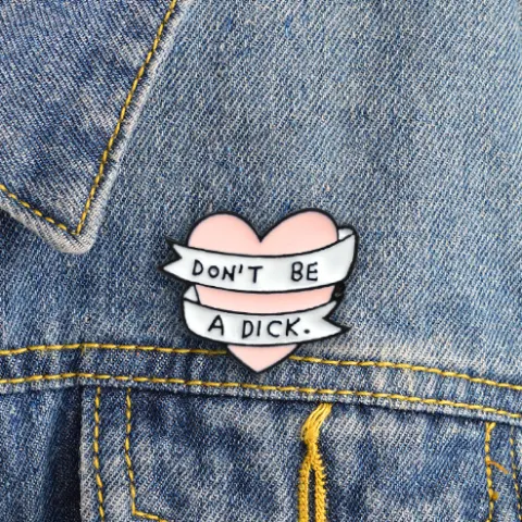 GDHY Rose Heart Do Not Be An Idiot. Cute