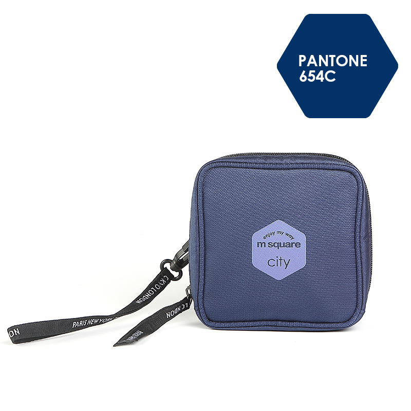 Handbag Female Small Bag Handbag Canvas Hand Carry Sanitary Napkin Key Royal Blue - Shop at LoveMi