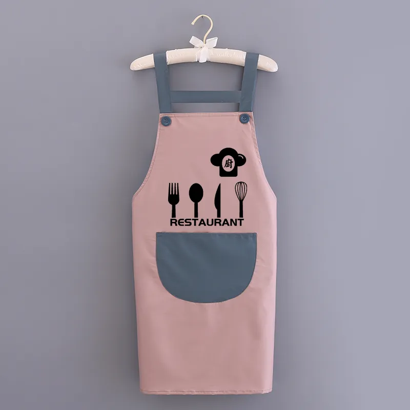 Waterproof fashion apron - Pink2