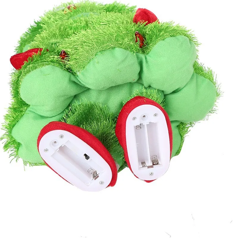 Wisted Wiggle Hip Christmas Tree Singing Dance Plush Toy Musical Doll Stuffed Animated Gift for Kid – image 6