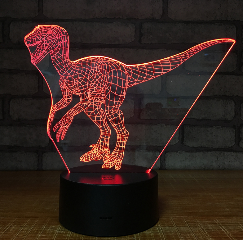 Electronic products led creative gift table lamp plug-in cartoon 3d night light bedroom atmosphere lamp — foto 3