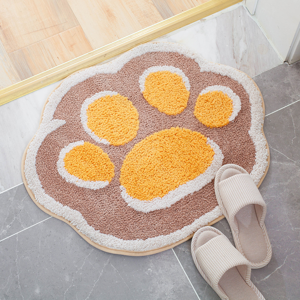 Bathroom non-slip mat absorbent foot pad