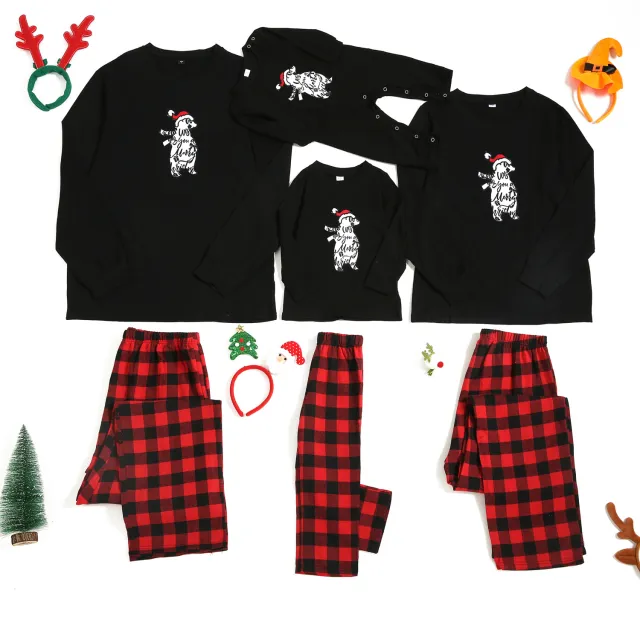 Christmas parent child set Black - Shop at LoveMi