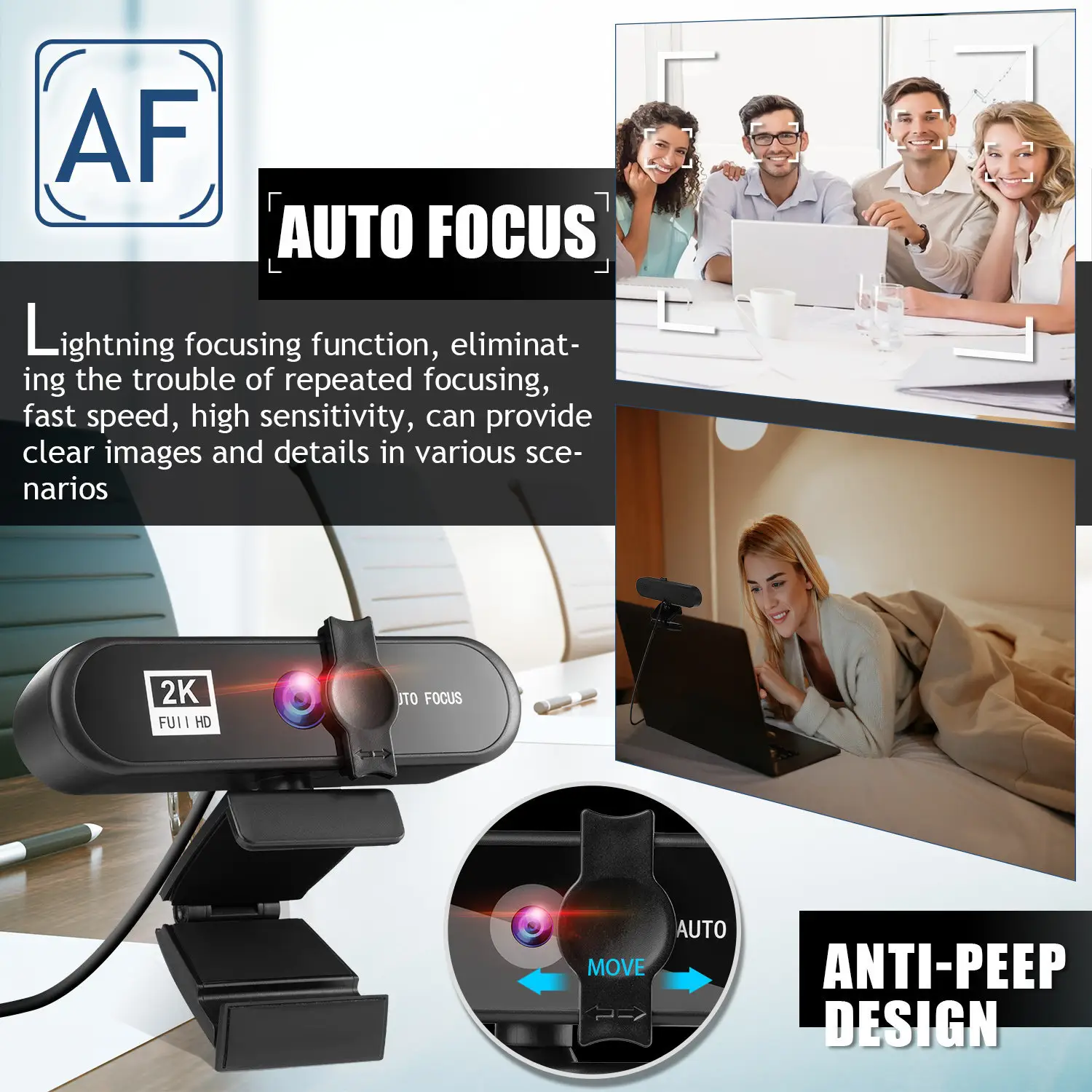Beauty 4K Auto Focus Computer Camera Network