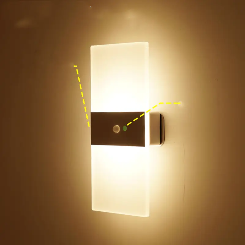 Magnetic Rechargeable Wall Lamp Simple Bedroom Bedside