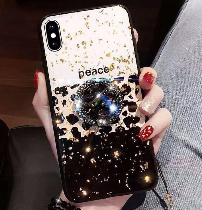 Leopard print color phone case