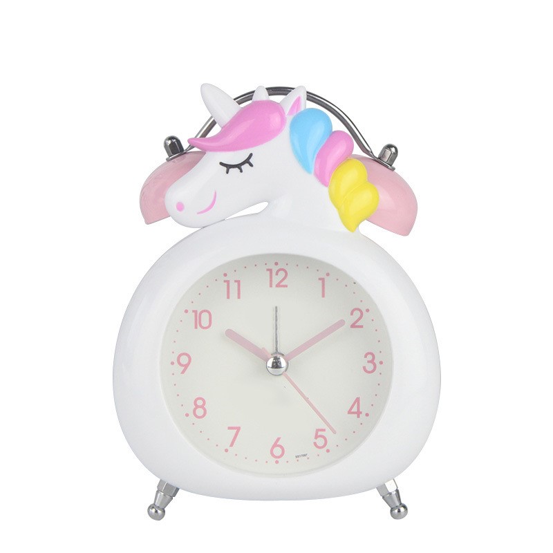 Cartoon Rainbow  Small Alarm Clock