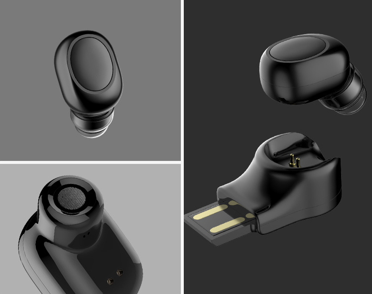 Auriculares Bluetooth mini inalámbricos estéreo invisibles para carro