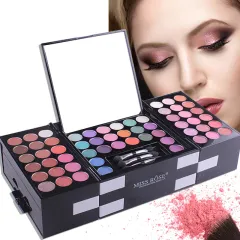 MISS ROSE 144 colour 3 colour 3 Colour Eyeshadow blush eyebrow makeup makeup makeup kit special - View 1