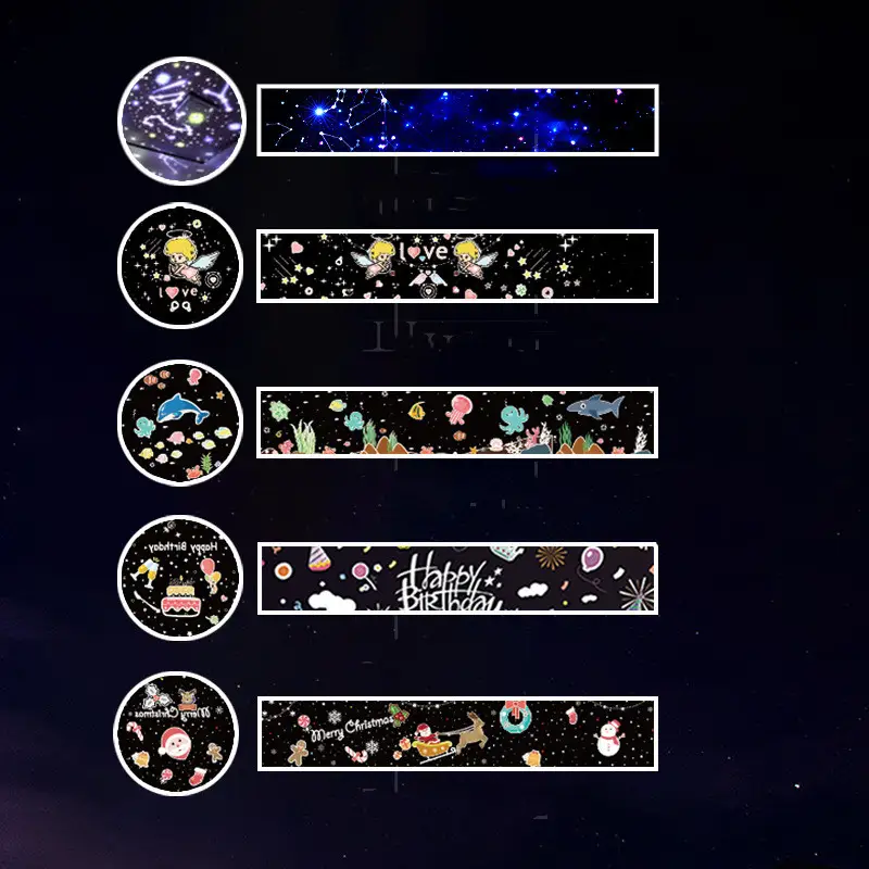 Music Projector Night Light with BT Speaker Chargeable Universe Starry Sky Rotate LED Lamp Colorful Flashing Star