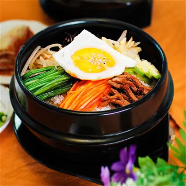Korean Bibimbap Ceramic Potato Powder Boiled Instant Noodle Bowl
