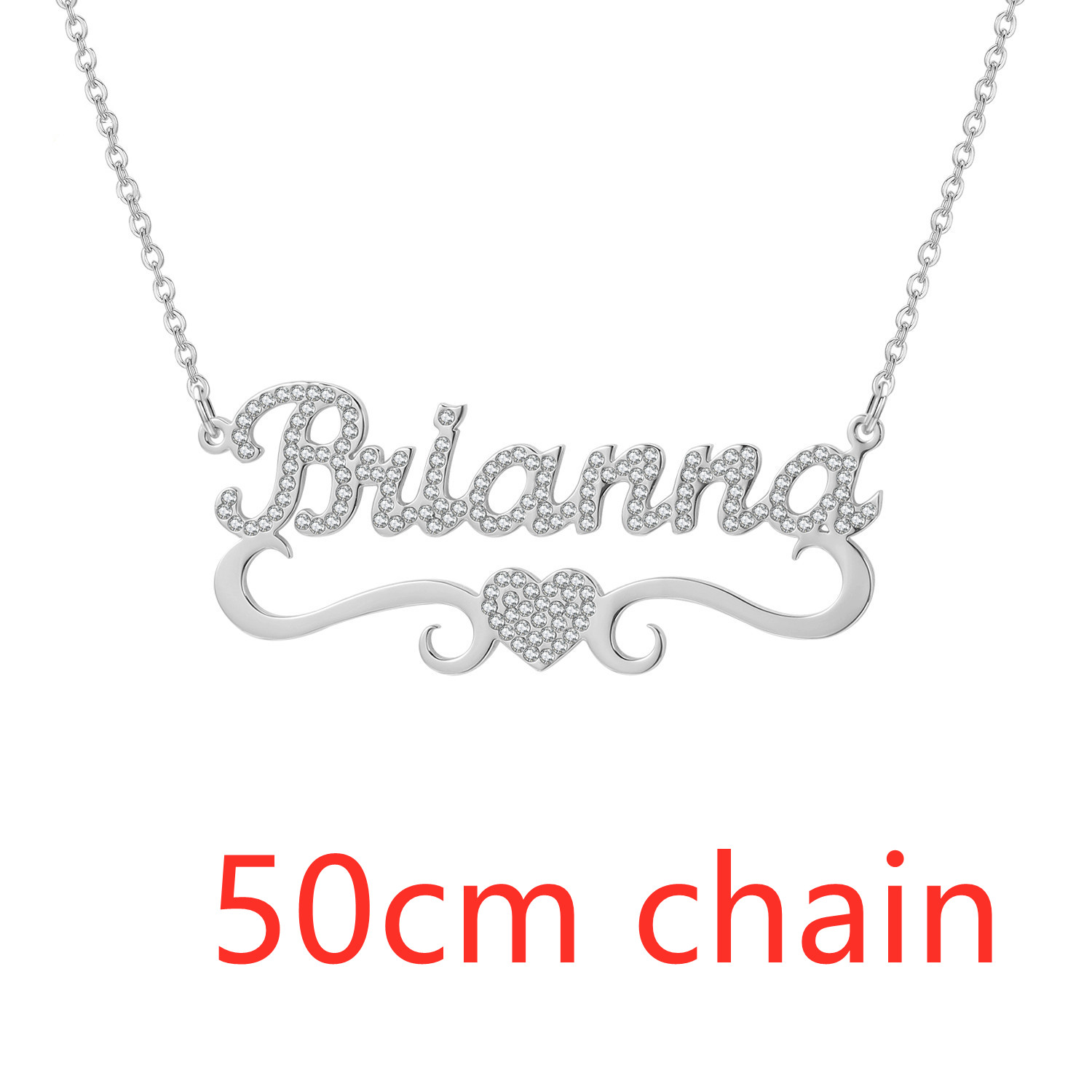 Custom steel titanium numbers, letters, necklaces, bracelets
