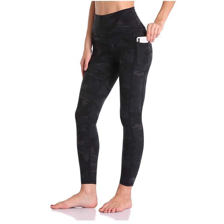 Wear Peach Yoga Pants With High Waist And Belly Camouflage Black - Shop at LoveMi