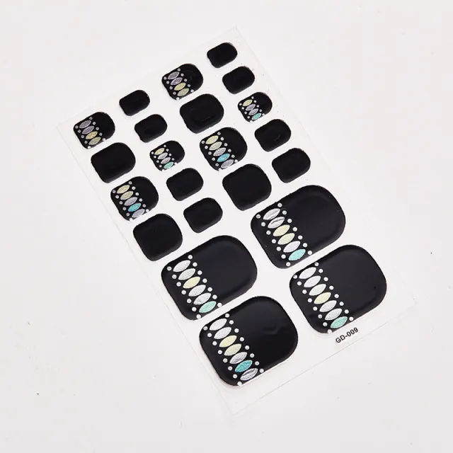 Nail Sticker Foot Nail Sticker Gd009 - Shop at LoveMi