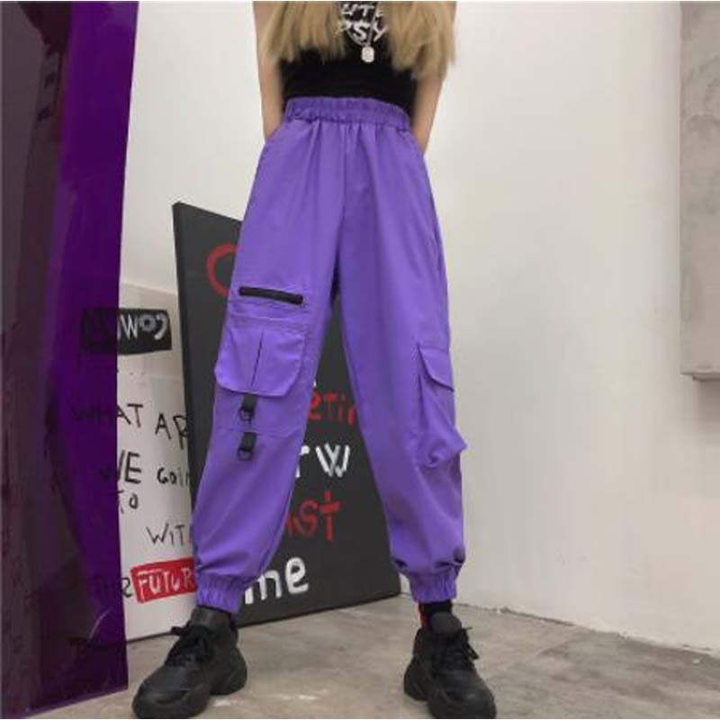 Women's Loose High-waisted Cropped Overalls