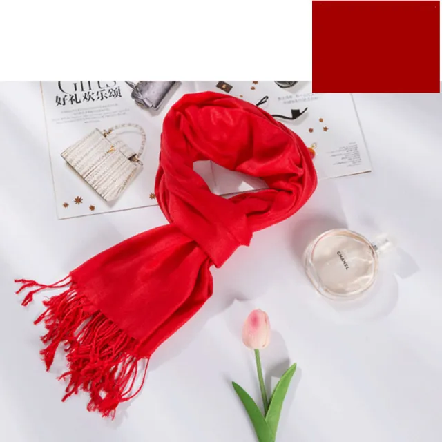 Embroidered Scarf Opening Ceremony Gift Twill Cotton - Shop at LoveMi