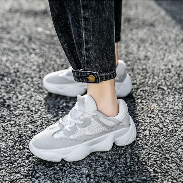 Couple shoes sports wind running shoes White - Shop at LoveMi
