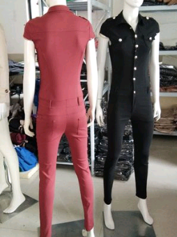 Women's new spring and autumn casual sports jumpsuit European and American casual pants jumpsuit