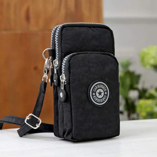 Mini wrist cloth hanging bag Black - Shop at LoveMi