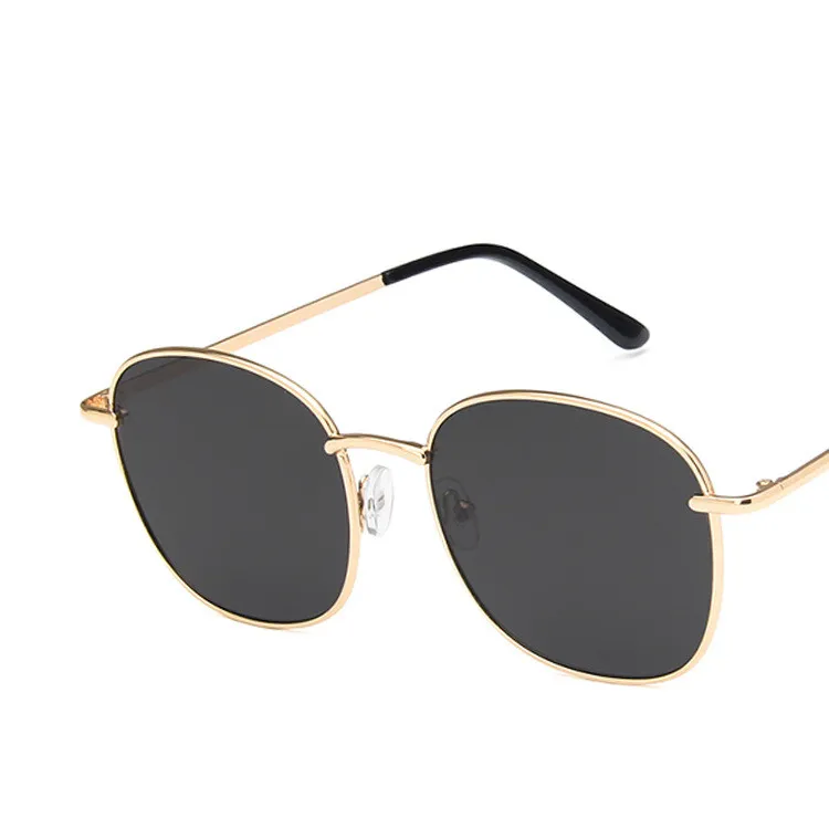 Metal round sunglasses - Gold